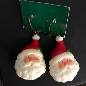 *FREE IN BUNDLE* Santa Clause Earrings